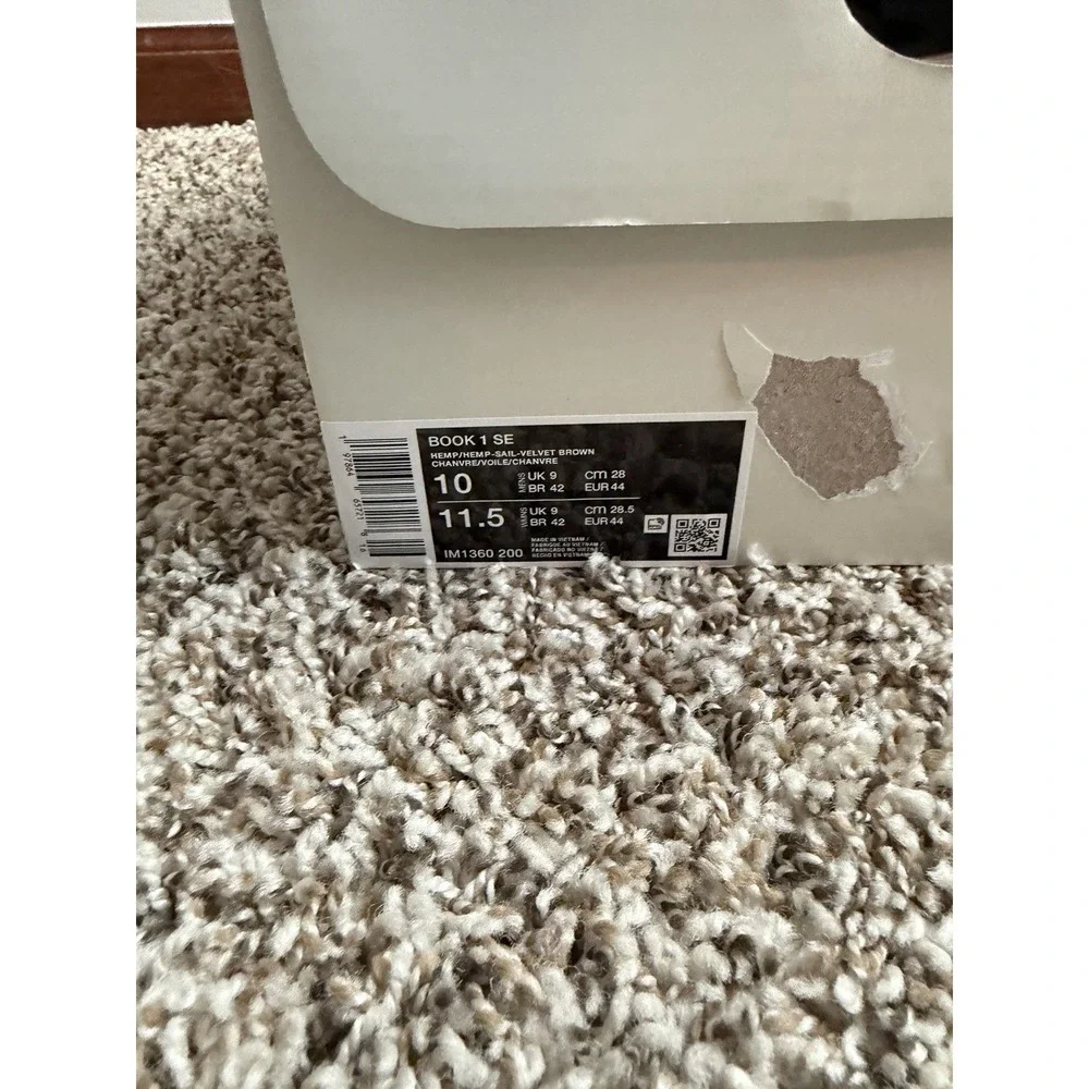 Nike Book 1 Desert Camo Mens Size 10 Sesame Sanddrift White Natural IM1360 200